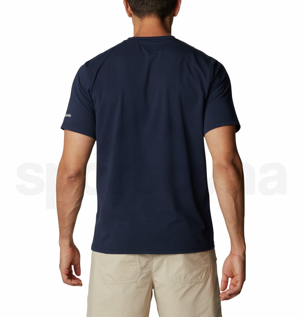 Triko Columbia Men's Sun Trek™ Short Sleeve Graphic Tee M - tmavě modrá