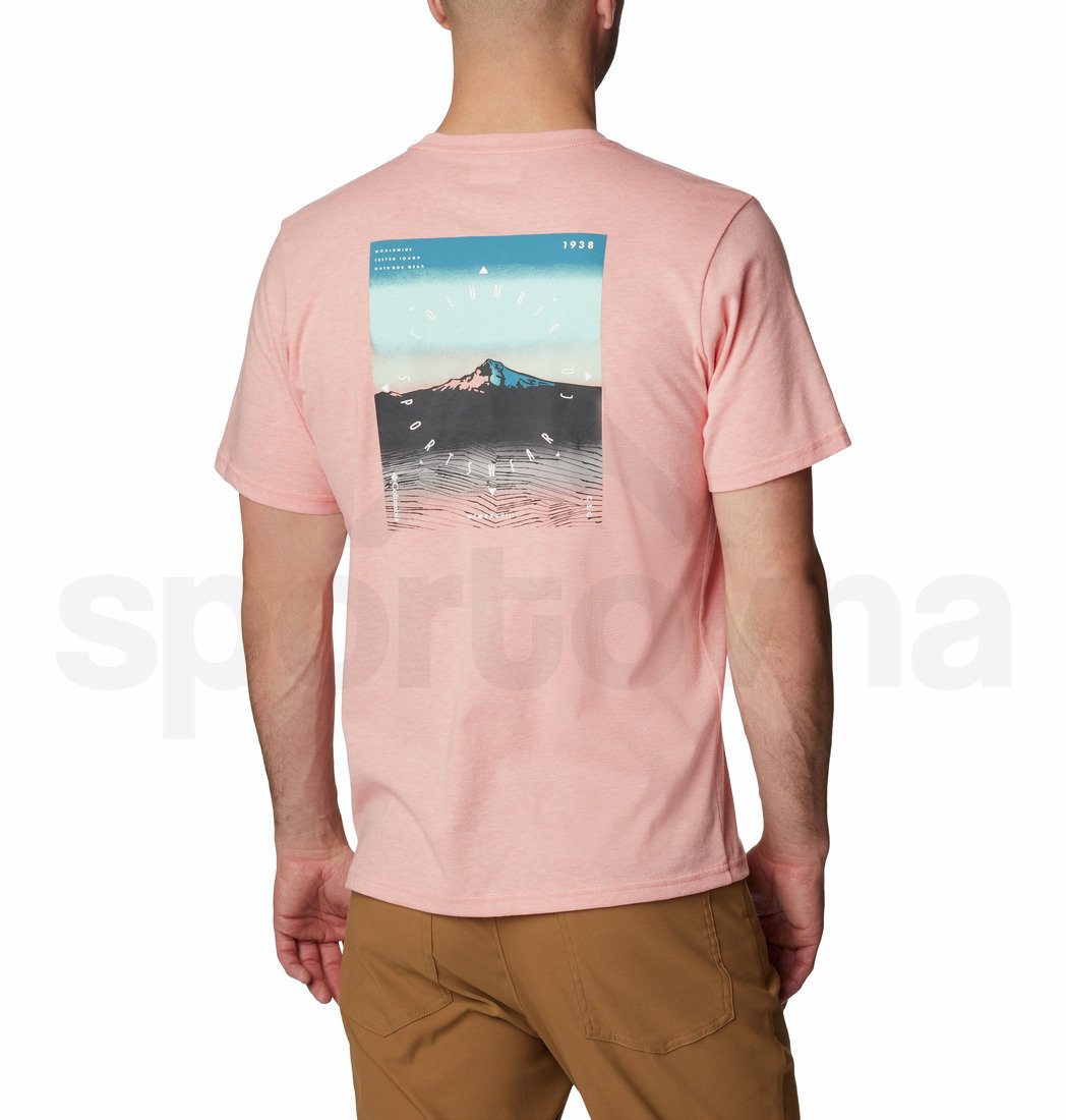 Tričko Columbia High Dune™ Graphic Tee II M - růžová