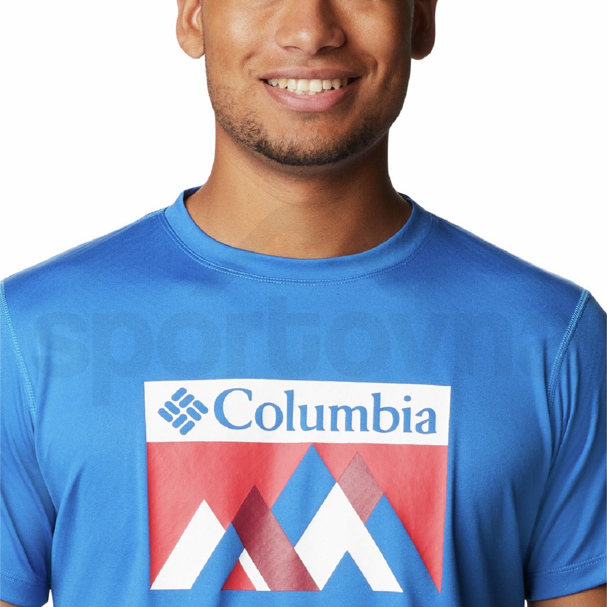 Tričko Columbia Zero Rules™ Short Sleeve Graphic Shirt M - modrá