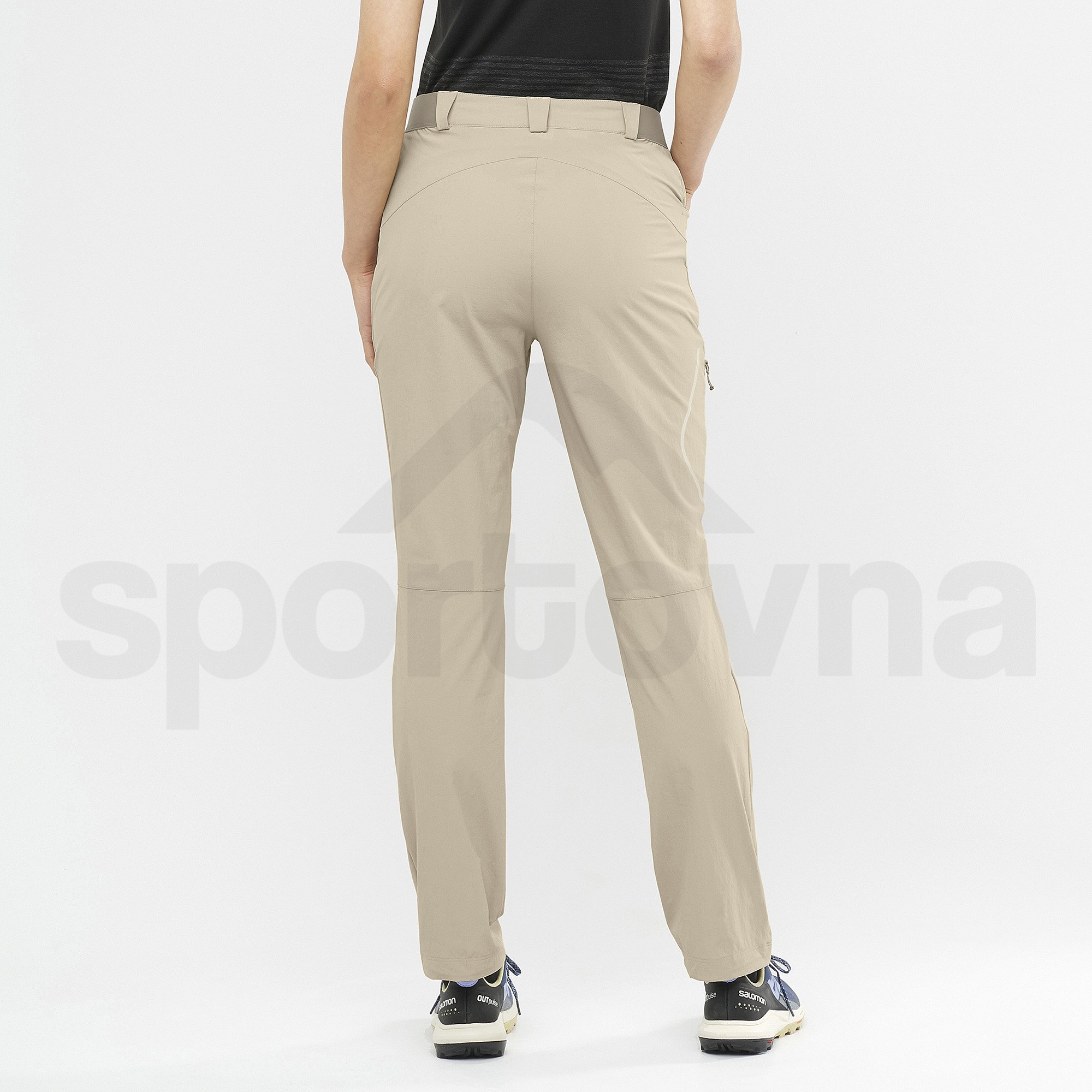 Kalhoty Salomon Wayfarer Pants W - hnědá (prodloužená délka)