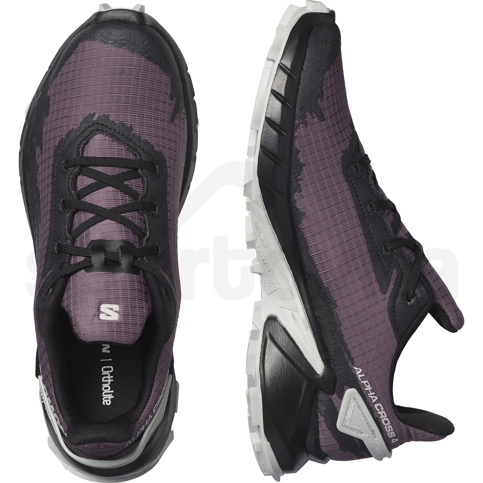 Взуття Salomon Alphacross 4 W - фіолетовий/чорний