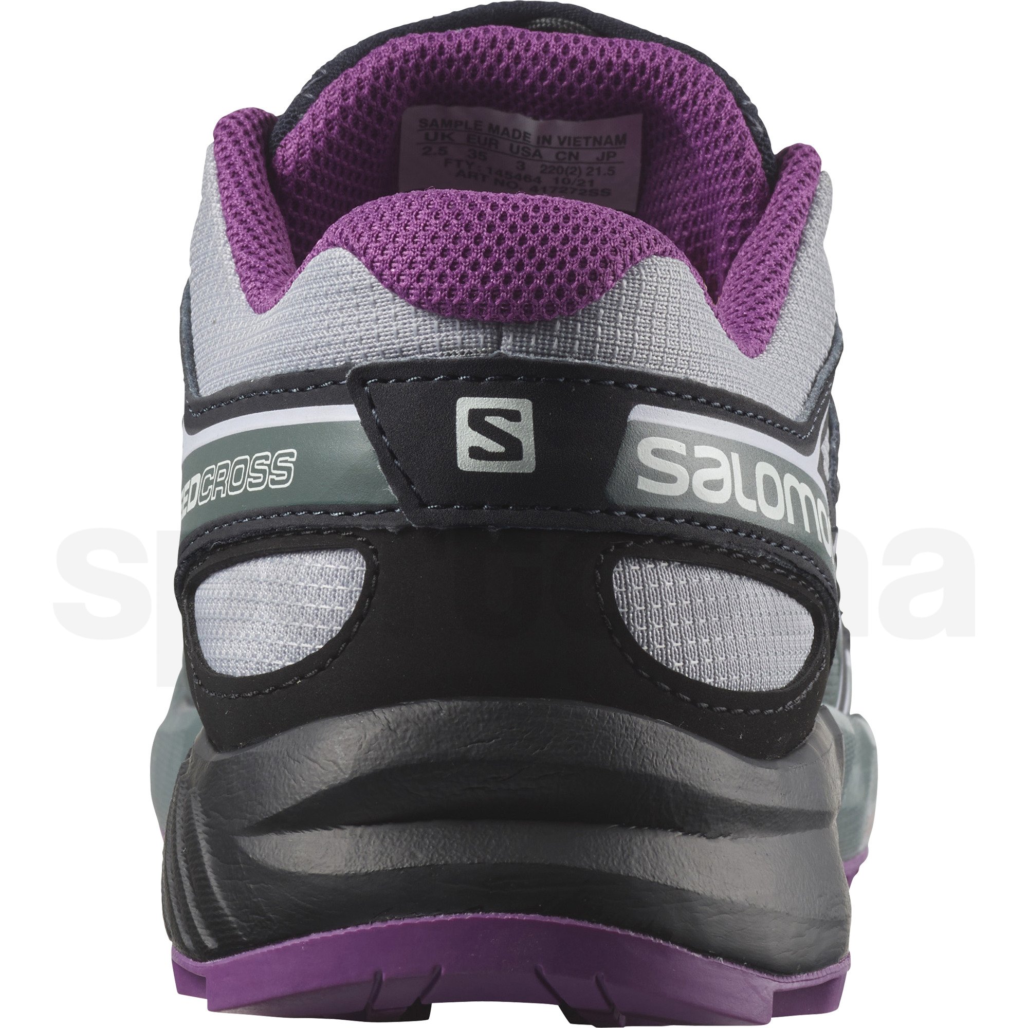 Obuv Salomon Speedcross J - šedá/černá/fialová