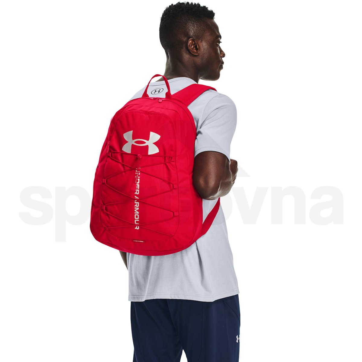 Batoh Under Armour Hustle Sport Backpack - červená
