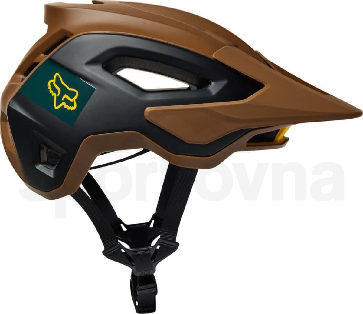 Cyklo helma Fox Speedframe Pro Blocked Mips - hnědá
