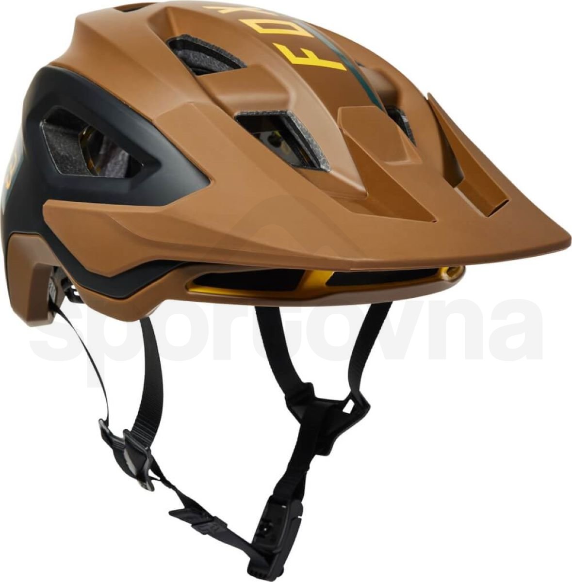 Cyklo helma Fox Speedframe Pro Blocked Mips - hnědá