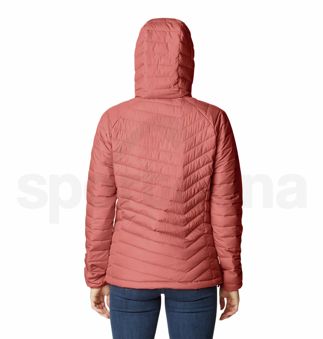 Bunda Columbia Powder Lite™ Hooded Jacket W - růžová
