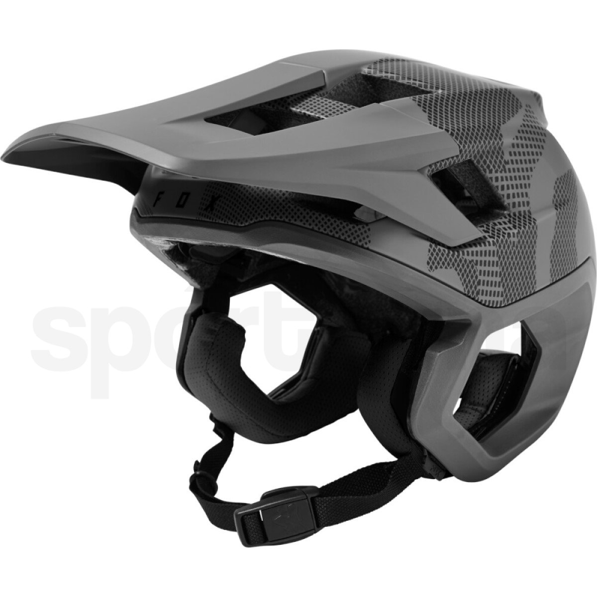 Cyklo helma Fox Dropframe Pro - šedá