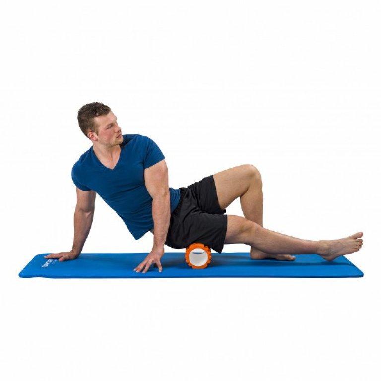 Masážní válec Foam Roller Tunturi 61 cm/13 cm - oranžová