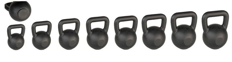 Kettlebell Tunturi litinový - 28kg