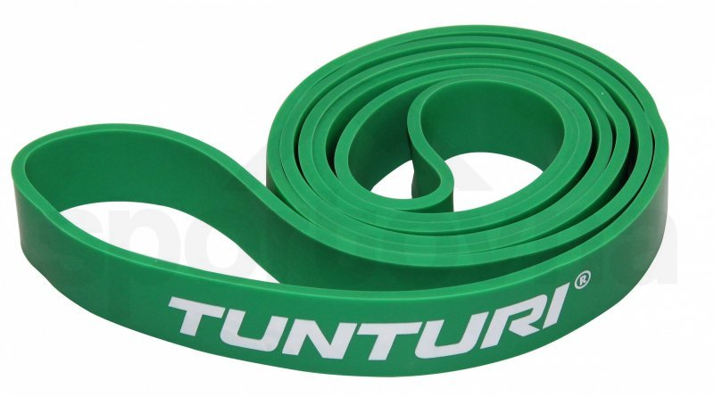 Posilovací guma Tunturi Power Band Medium - zelená