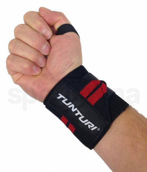 Bandáže zápěstí Tunturi Wrist Wrap pár - černá