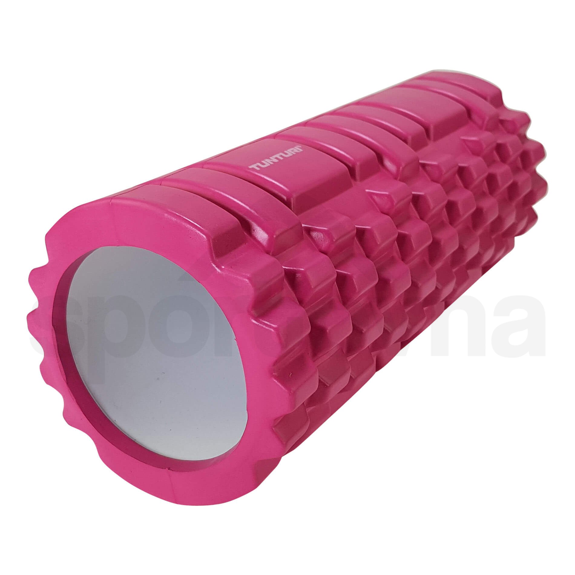 Masážní válec Foam Roller Tunturi 33 cm/13 cm - růžová