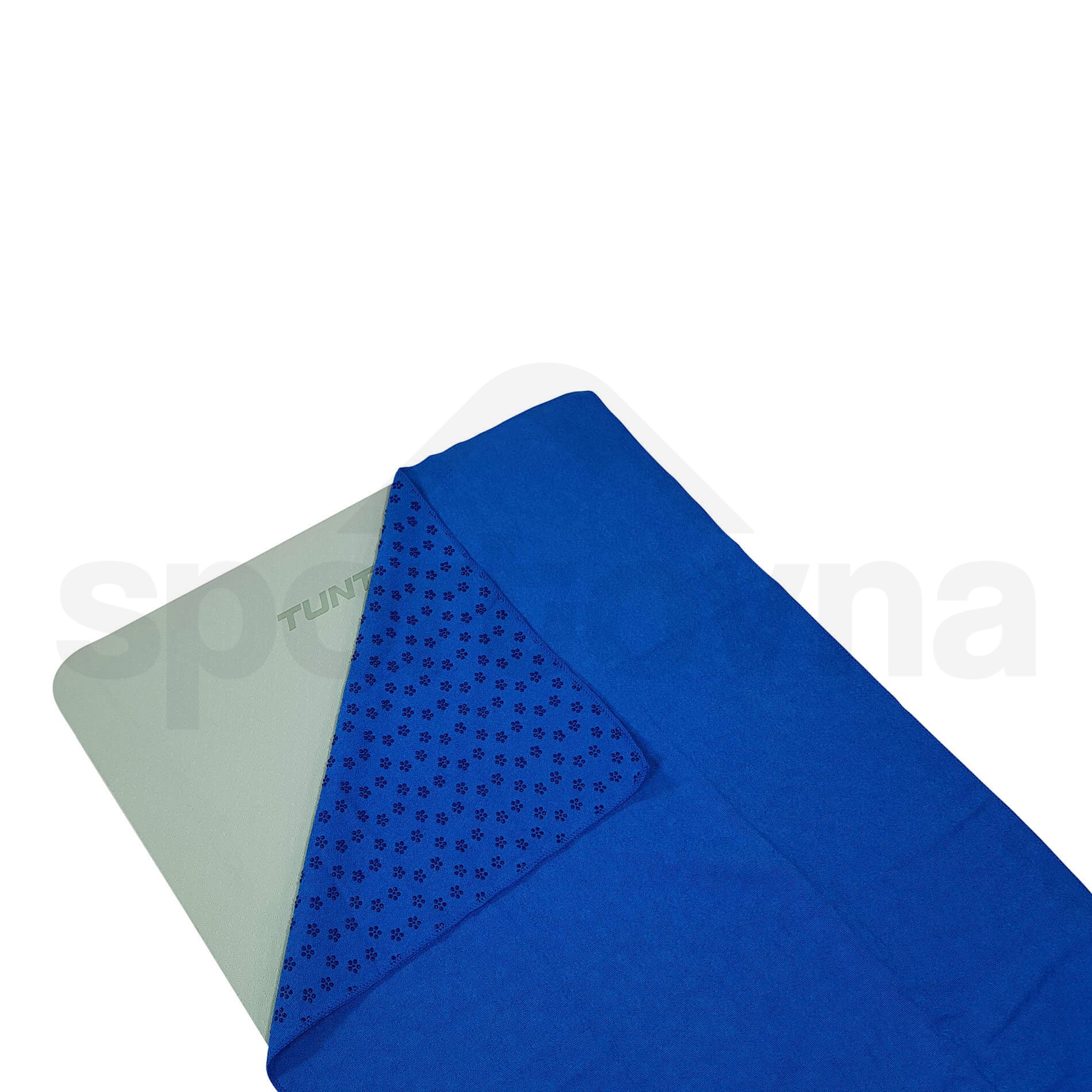 Ručník Tunturi 180 x 63cm s taškou - modrý