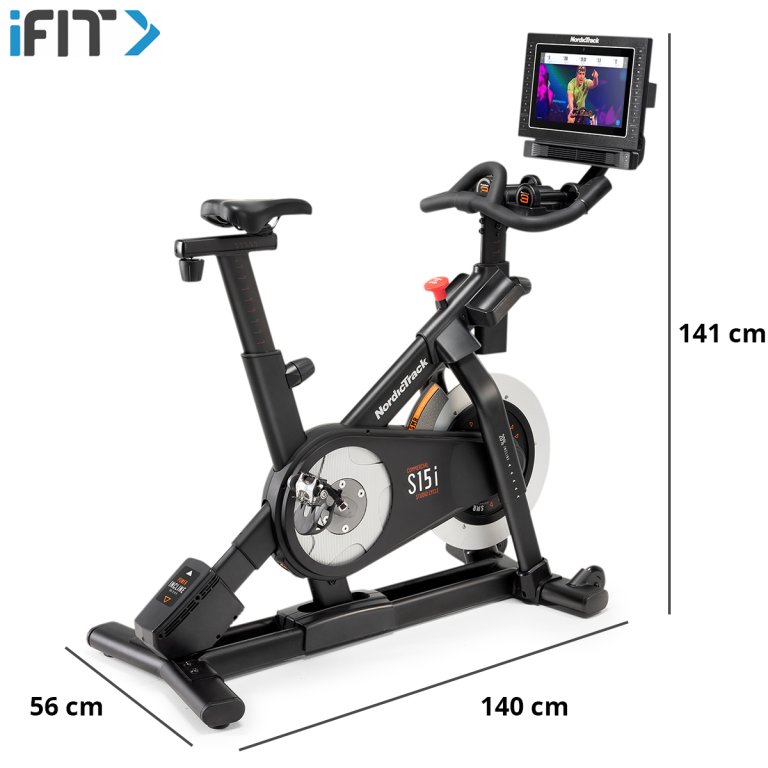Cyklotrenažér NordicTrack Commercial S15i - černá