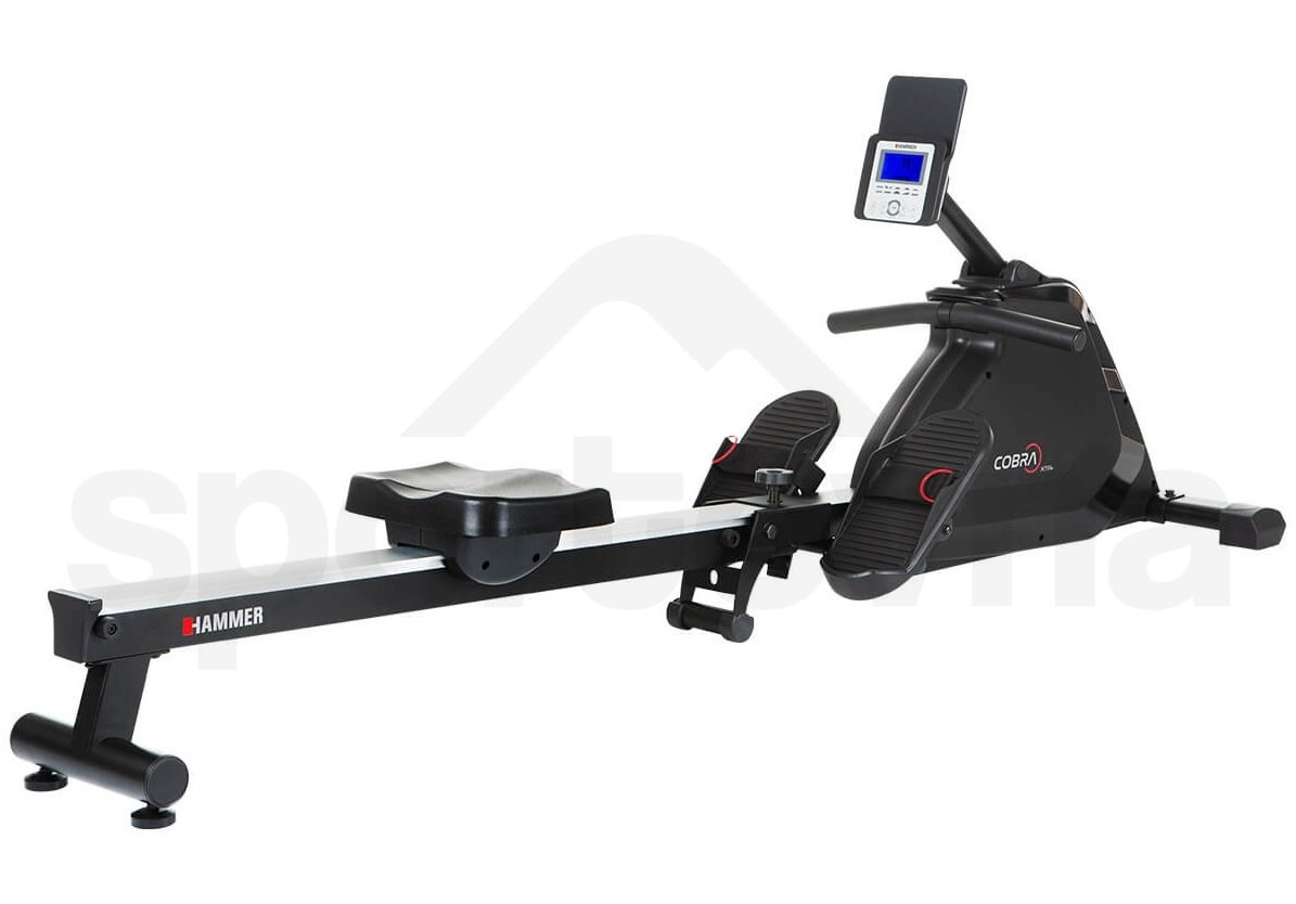 Veslovací trenažér Hammer Rower Cobra XTR Plus II - černá/šedá