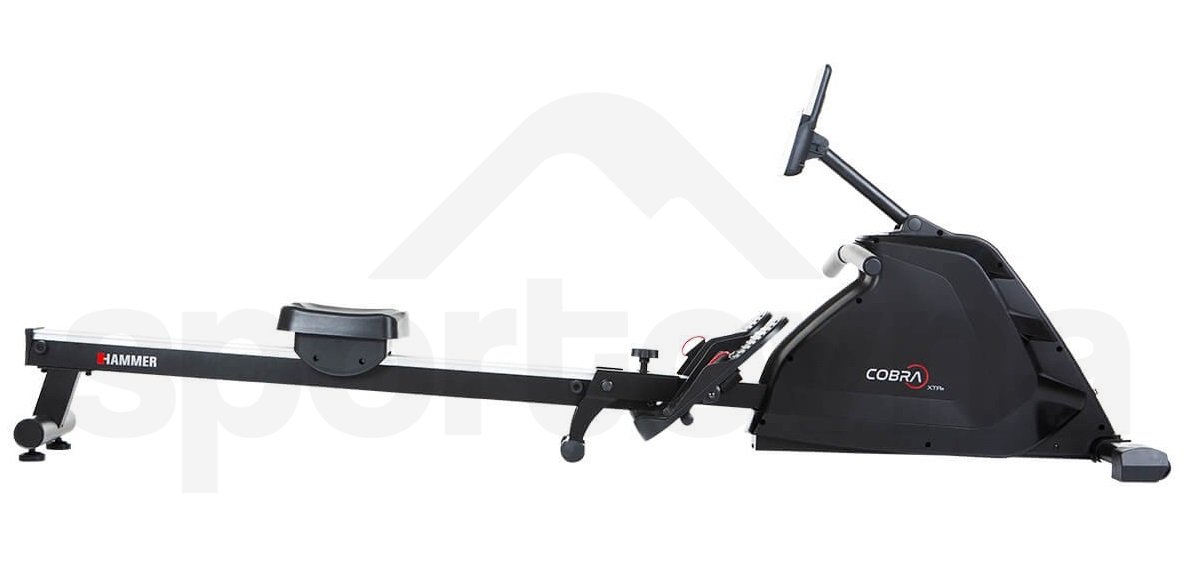 Veslovací trenažér Hammer Rower Cobra XTR Plus II - černá/šedá