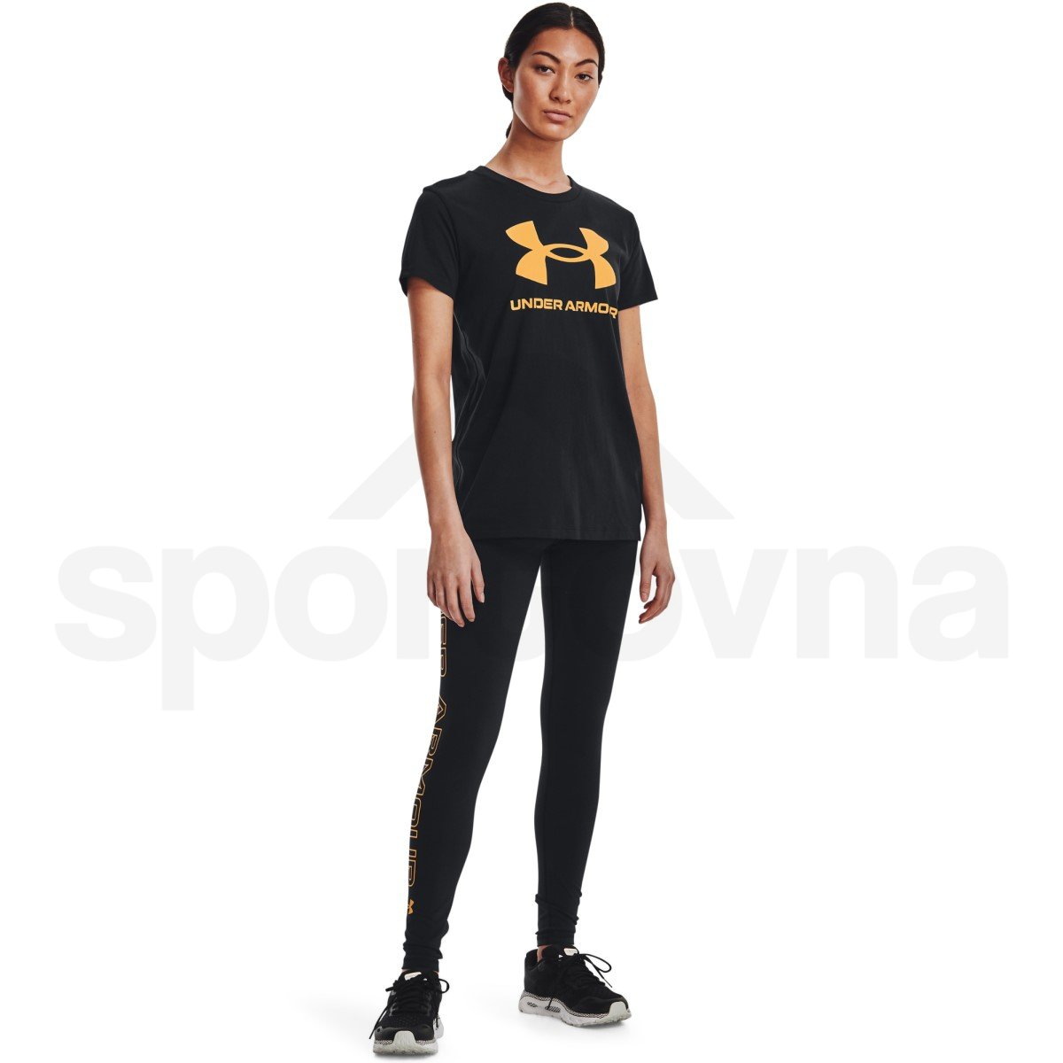 Tričko Under Armour UA Sportstyle Logo SS W - černá