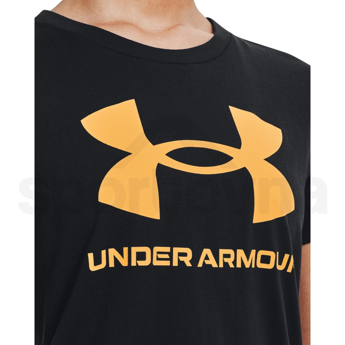 Tričko Under Armour UA Sportstyle Logo SS W - černá