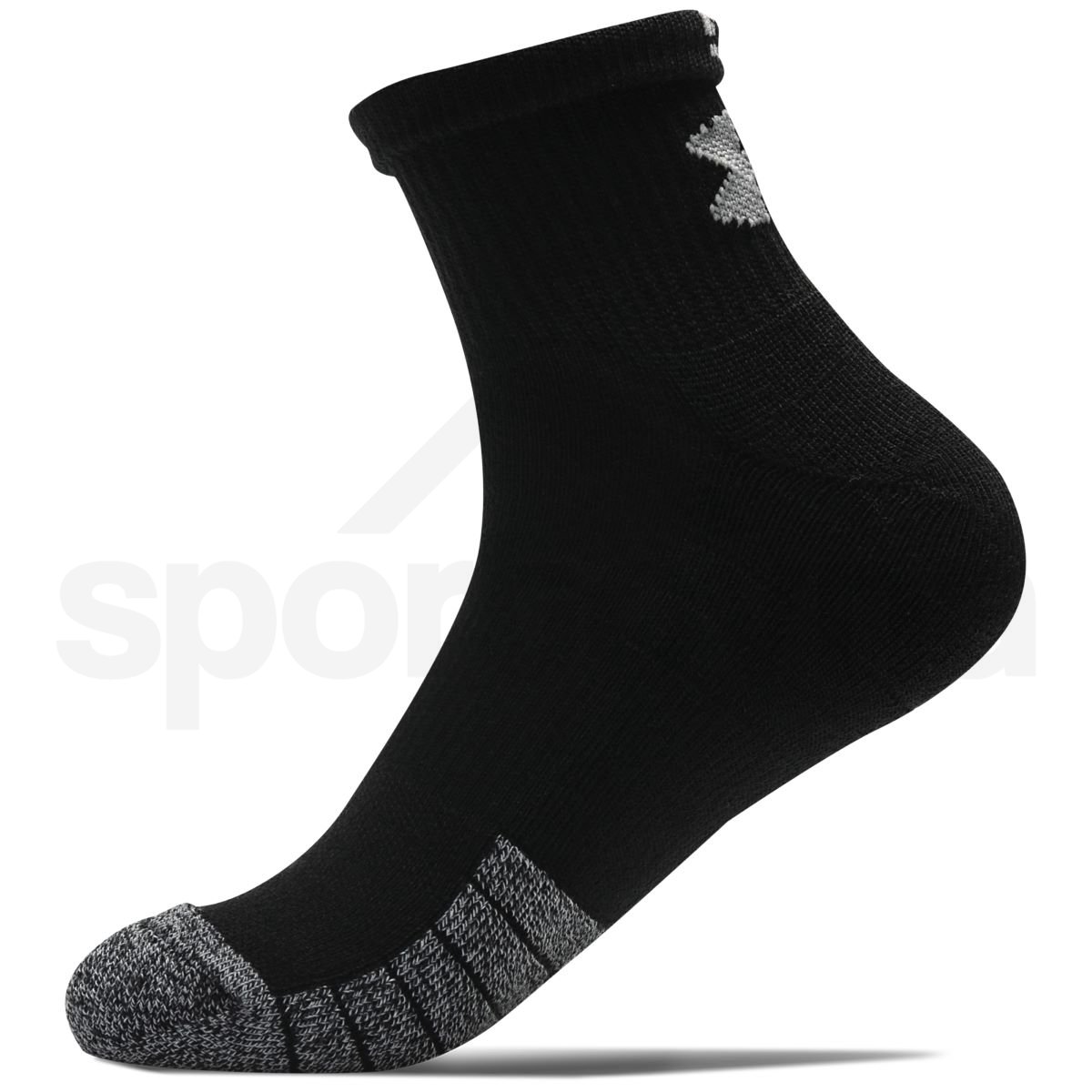 Ponožky Under Armour UA Heatgear Quarter 3pk U - černá