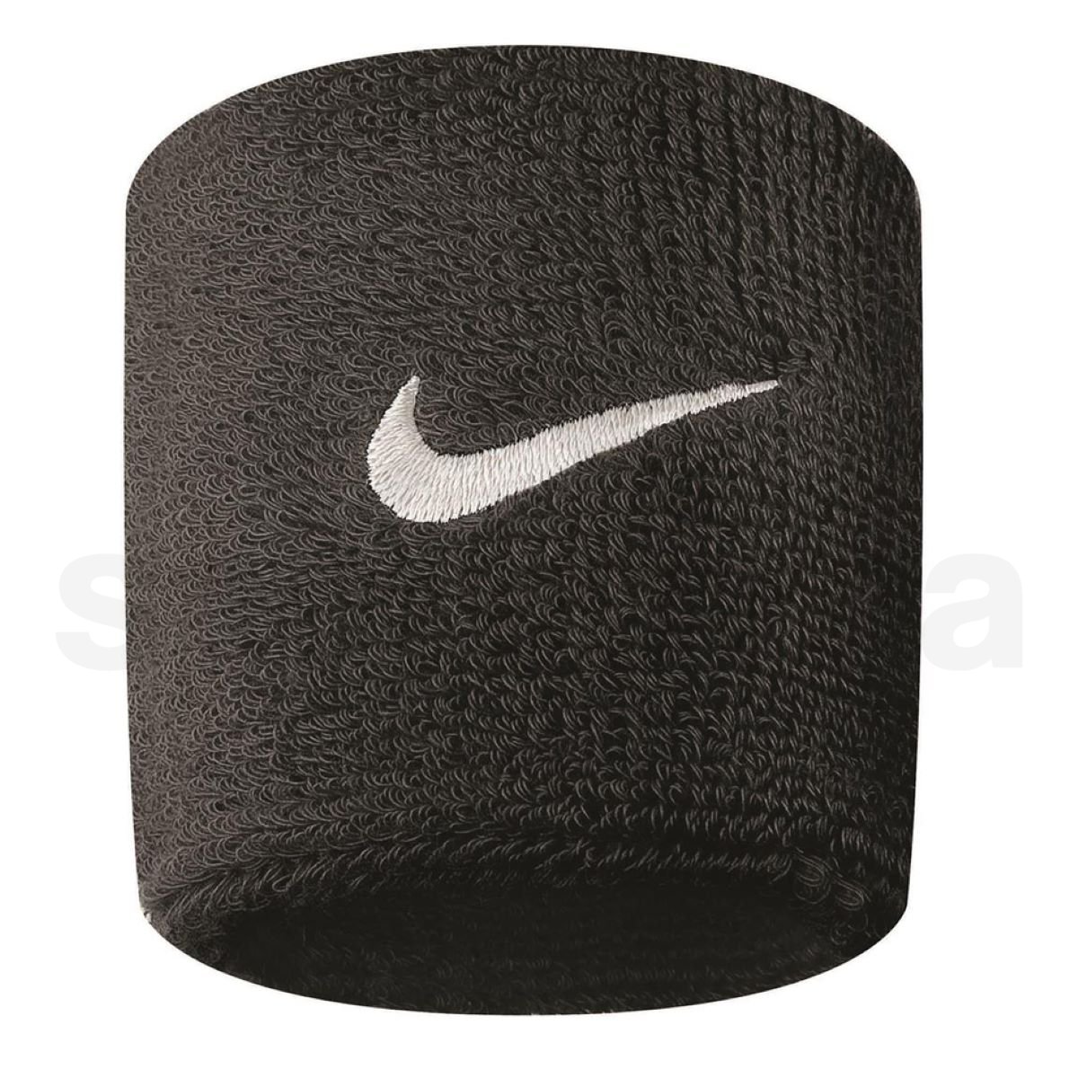 Potítko Nike Swoosh Wristbands Uni sada - černá/bílá