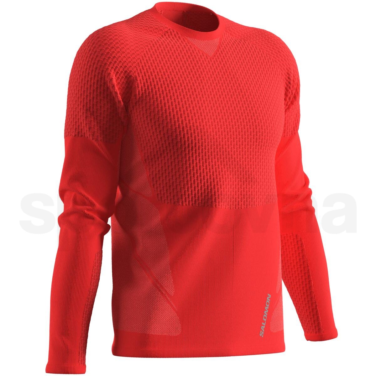 Tričko Salomon Sense LS Tee M - červená