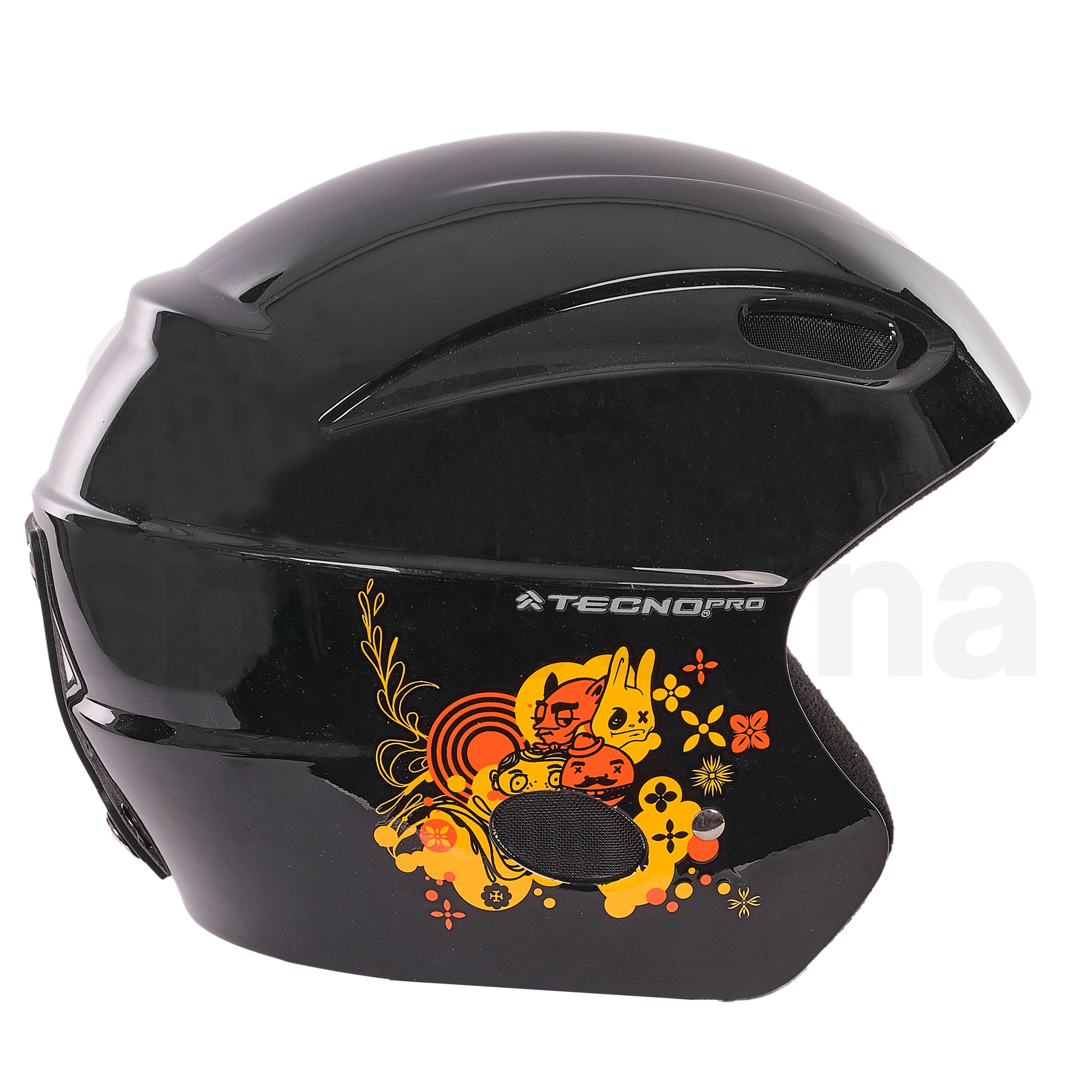 Lyžařská helma TecnoPro Kid Jr - černá