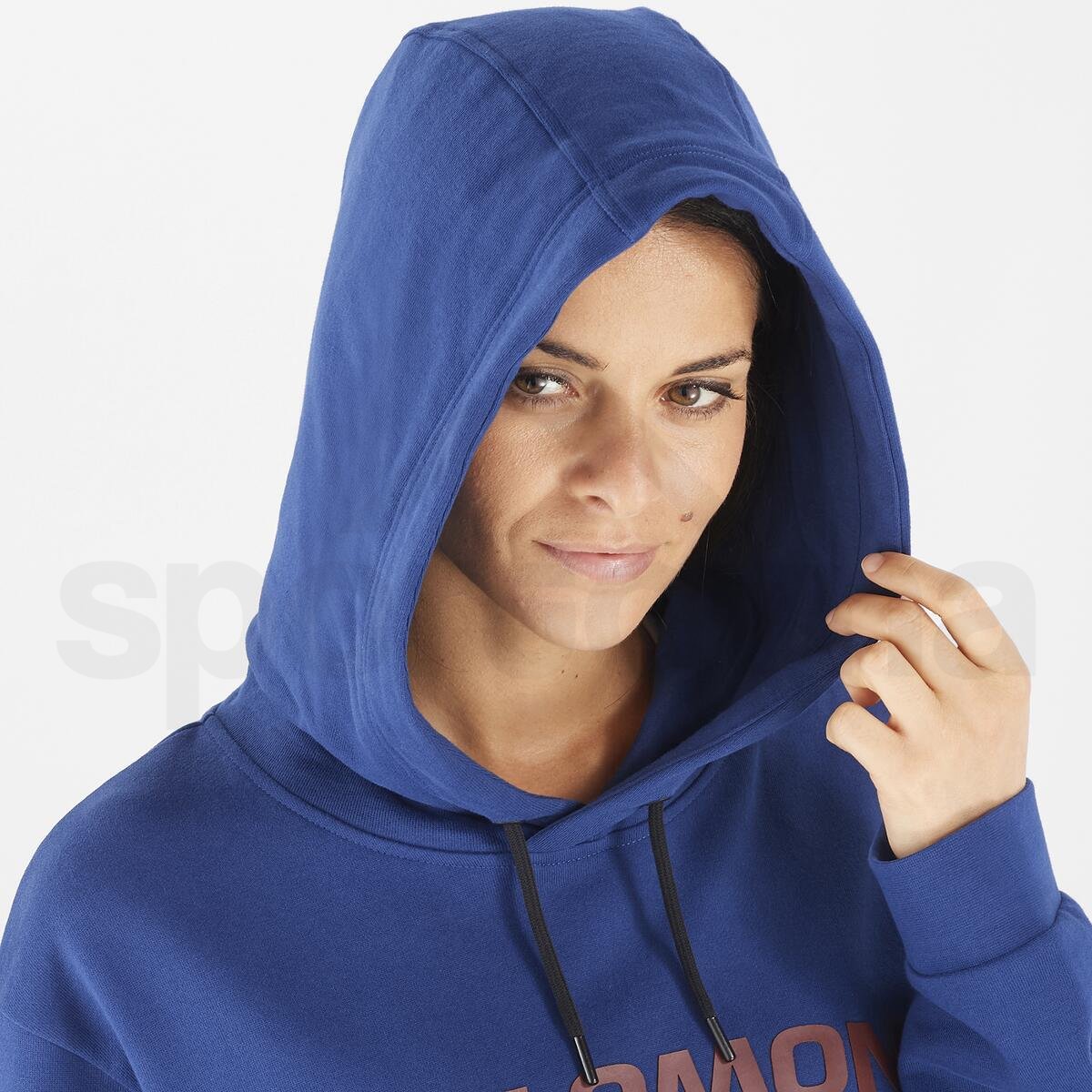 Mikina Salomon Outlife Logo Winter Hoody - modrá
