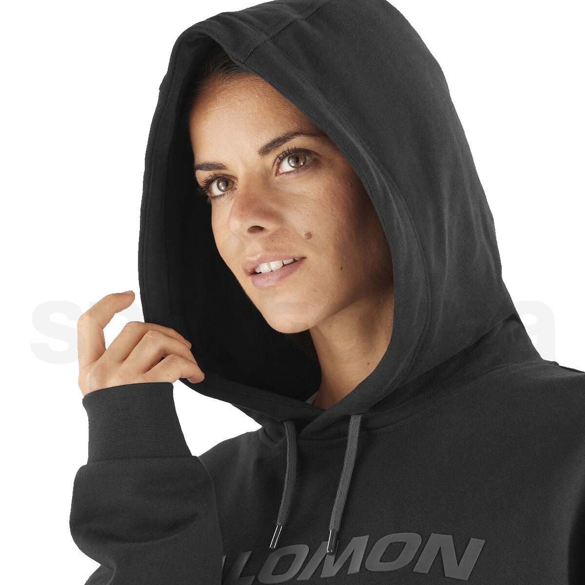 Mikina Salomon Outlife Logo Winter Hoody - černá