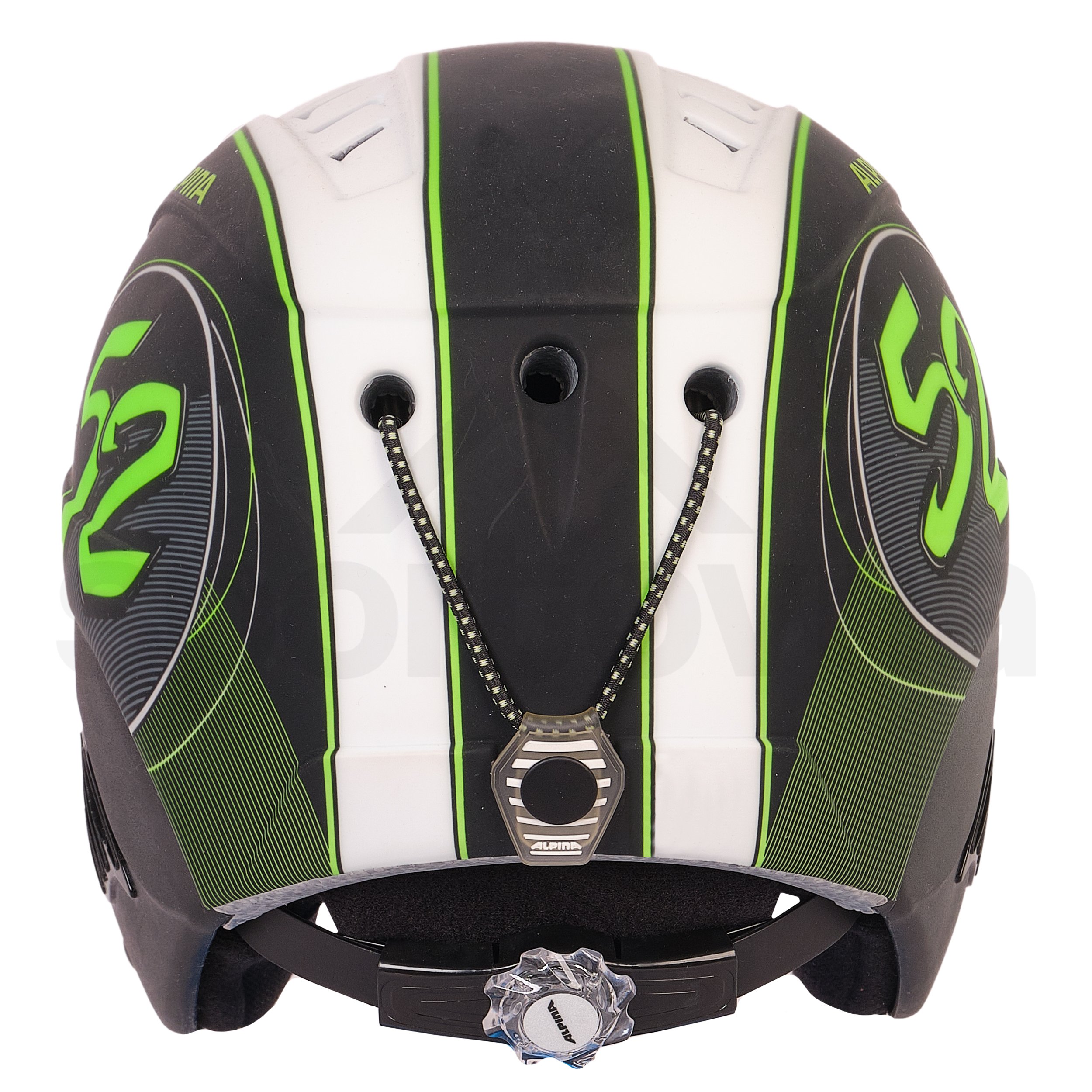 Lyžařská helma Alpina Carat Jr - černá/zelená