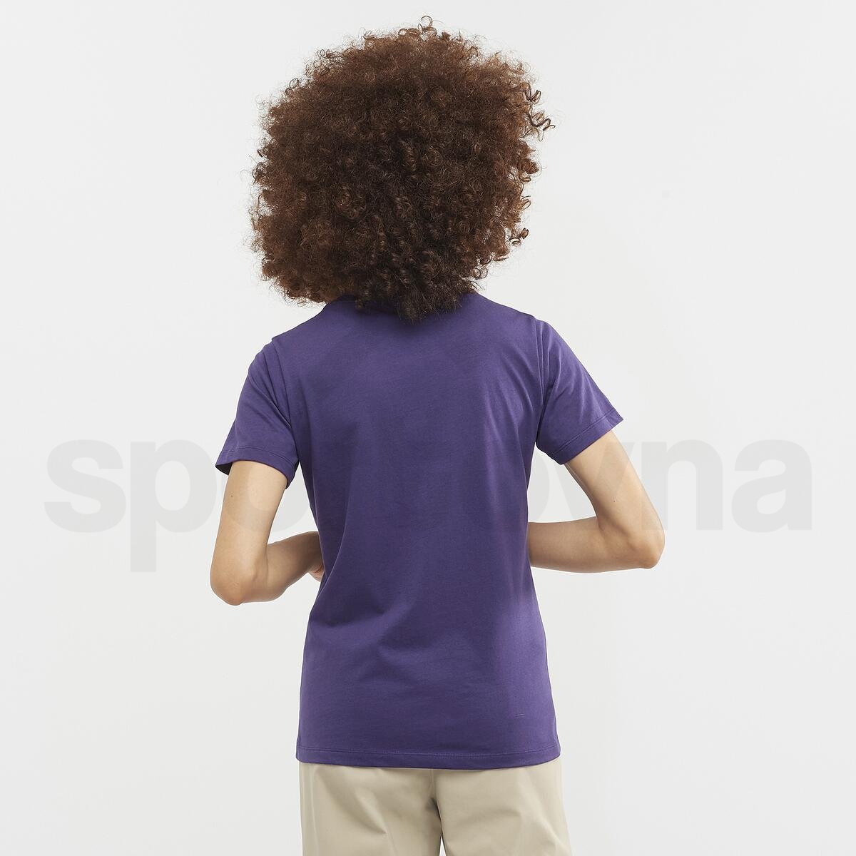 Tričko Salomon Outlife Big Logo W - fialová