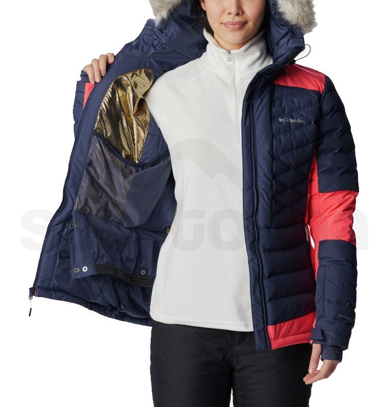 Bunda Columbia Bird Mountain™ Insulated Jacket W - tmavě modrá/červená