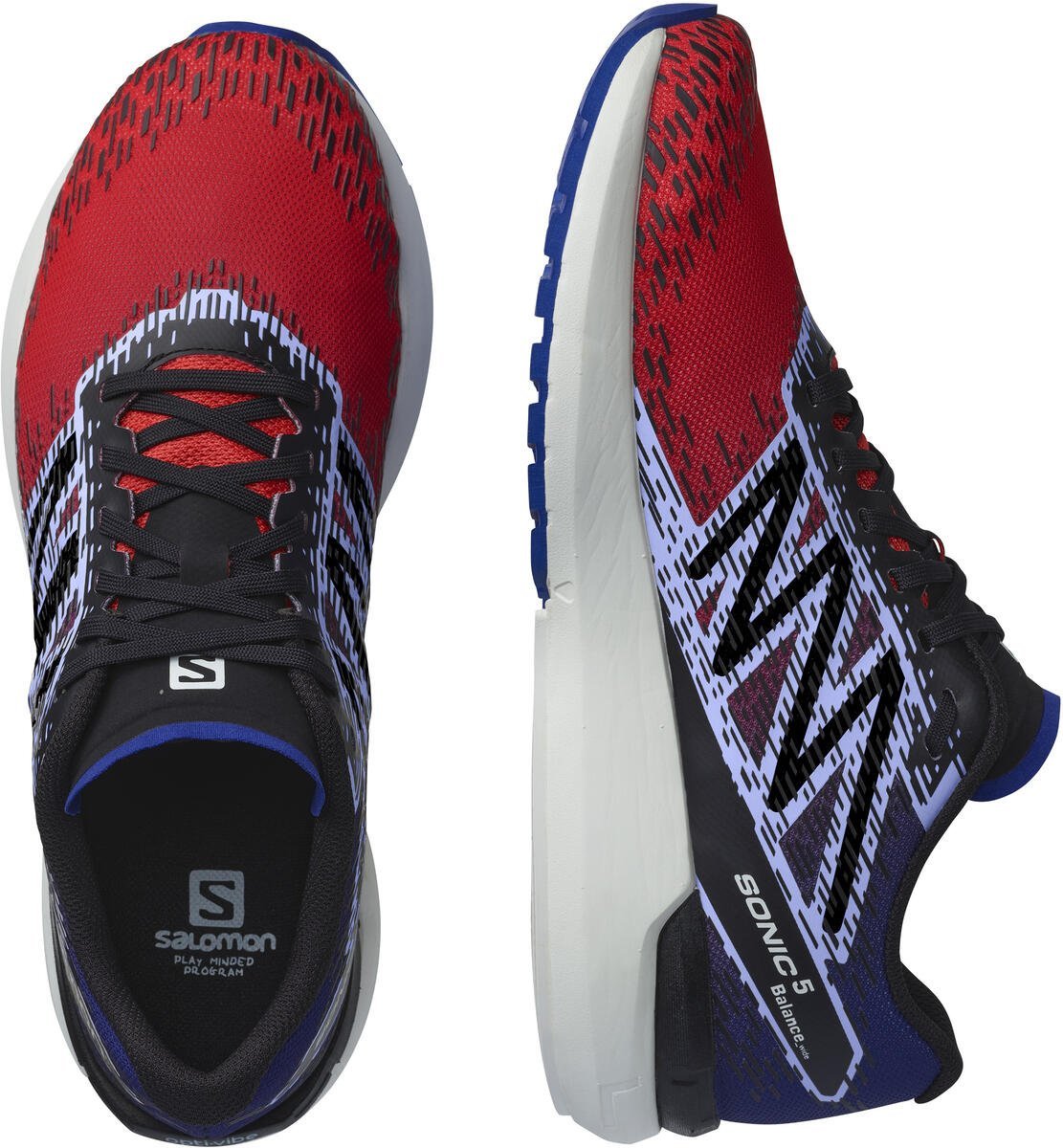 Topánky Salomon SONIC 5 Balance M - červená/modrá