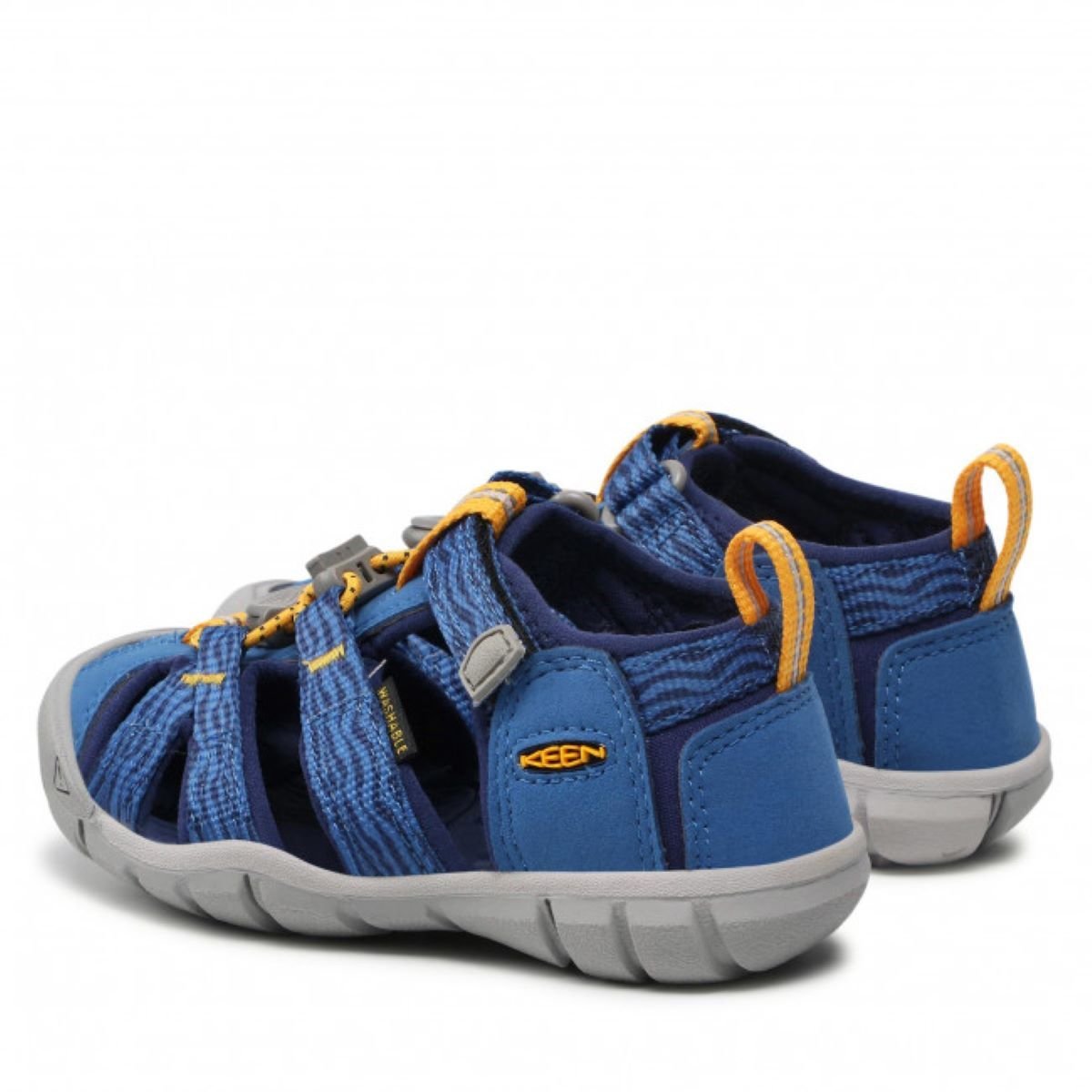 Sandále Keen SEACAMP II CNX K - modrá/oranžová
