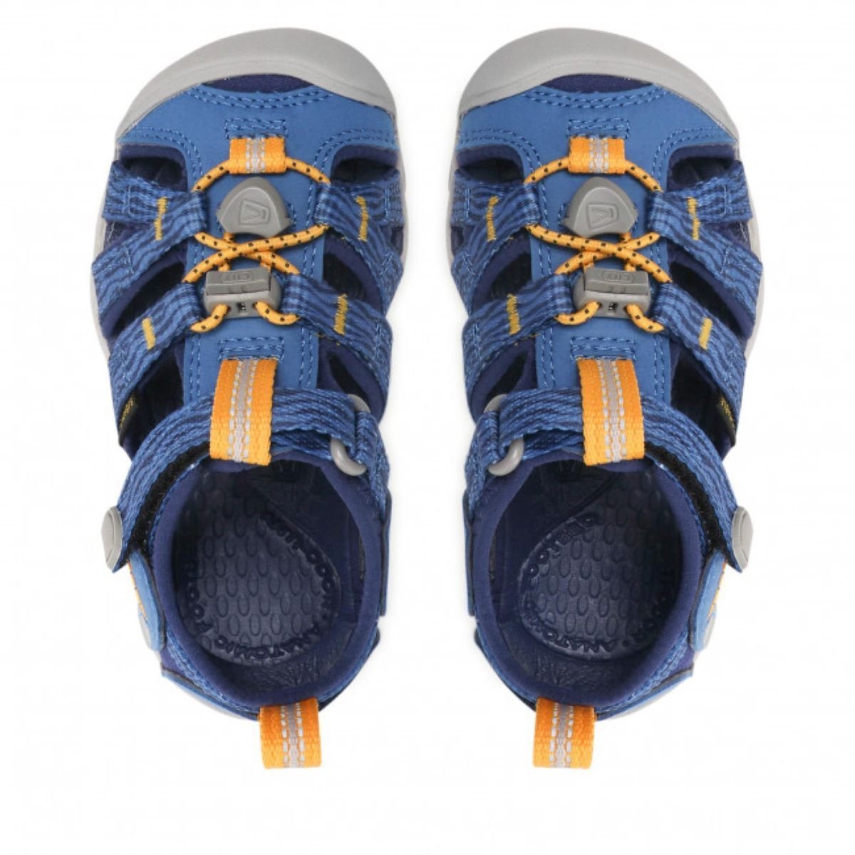 Sandále Keen SEACAMP II CNX K - modrá/oranžová