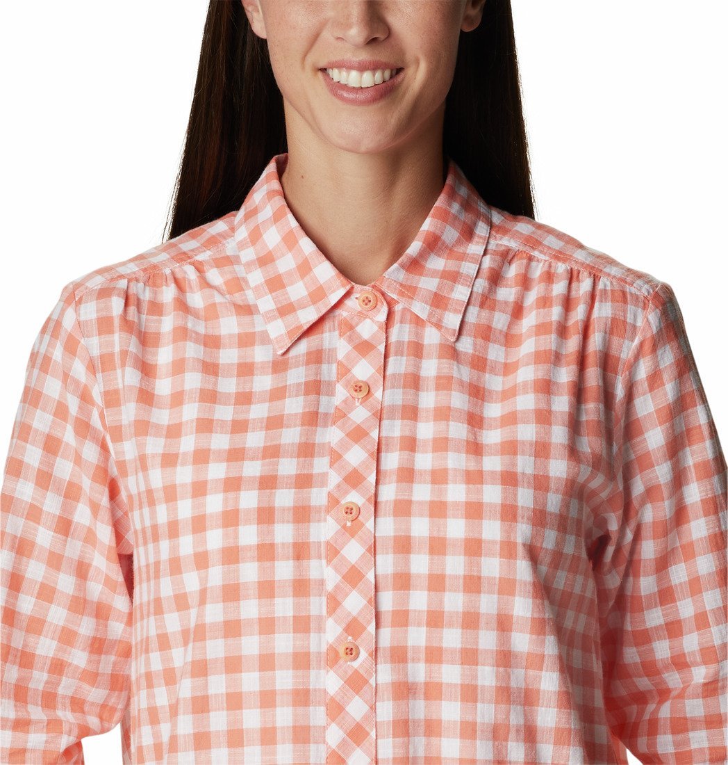Košeľa Columbia Camp Henry™ III LS Shirt W - oranžová