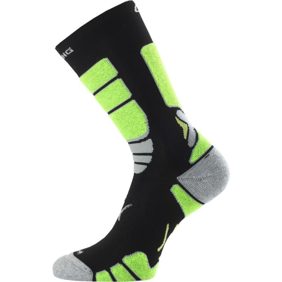 Ponožky Lasting ILR - čierna/limetková