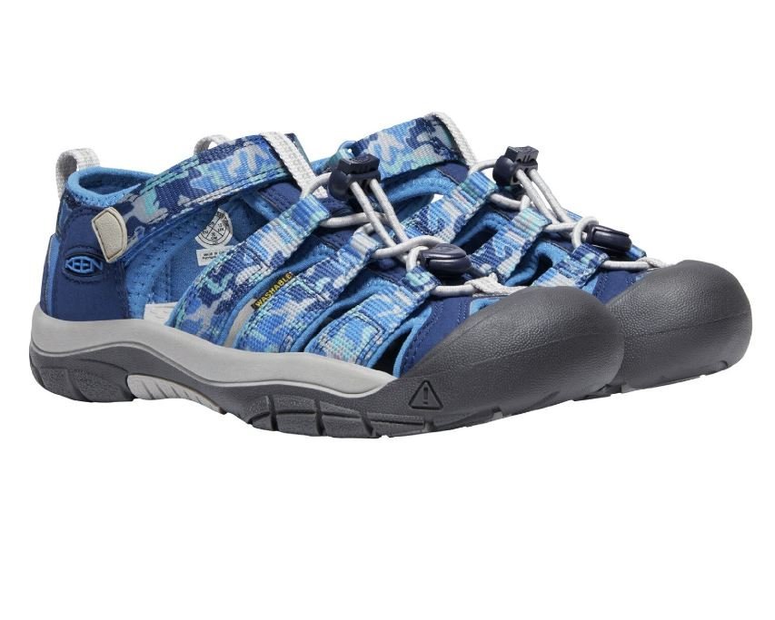 Detské sandále Keen NEWPORT H2 Y - maskáčová modrá