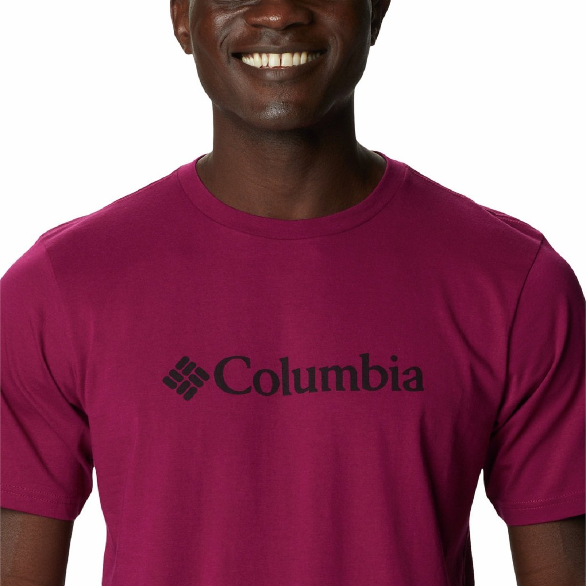 Tričko Columbia CSC Basic Logo™ Short Sleeve M - bordová
