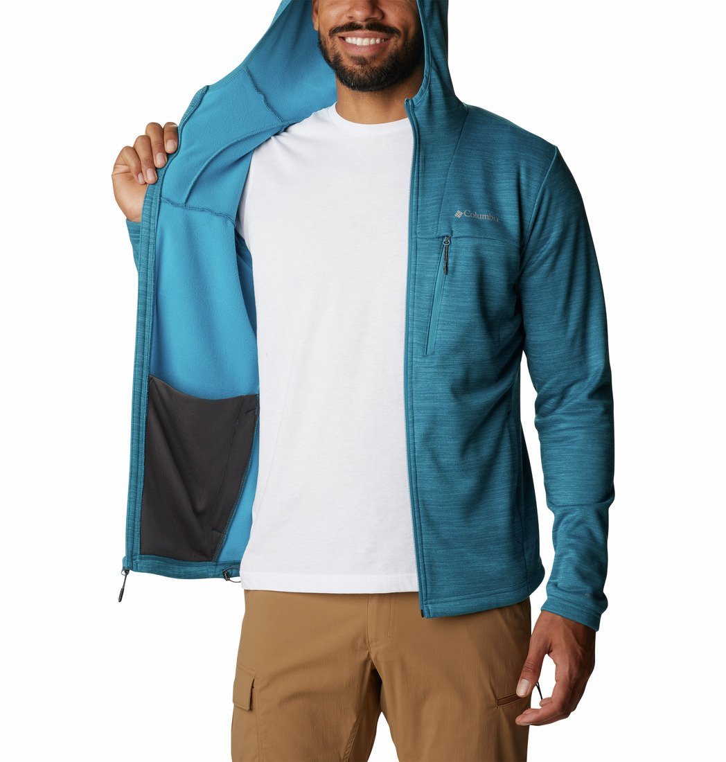 Mikina Columbia Maxtrail™ II Fleece Hooded Full Zip M - modrá