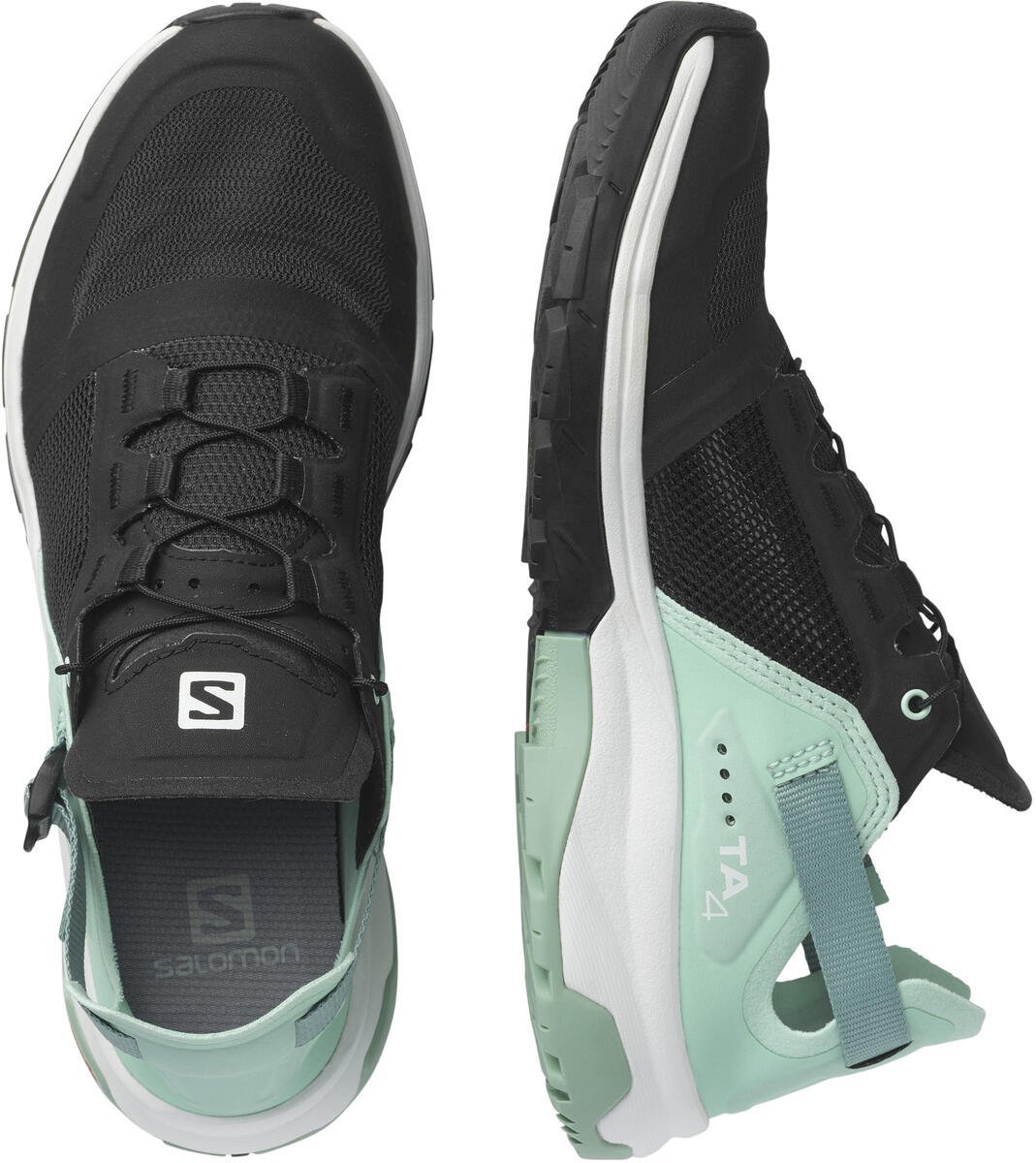 Sandále Salomon TECH AMPHIB 4 W - čierna/zelená