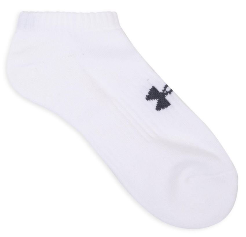 Ponožky Under Armour UA Core No Show 3Pk Uni Socks - čierna/biela/sivá