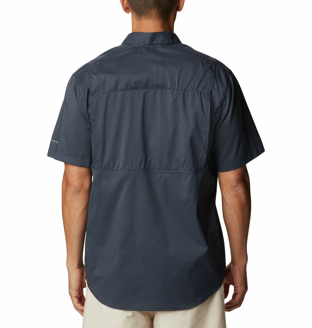 Košeľa Columbia Silver Ridge Lite Plaid™ s krátkym rukávom M - tmavomodrá