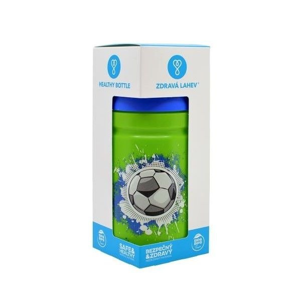 Fľaša Zdravá láhev Fotbal (500 ml) - zelená