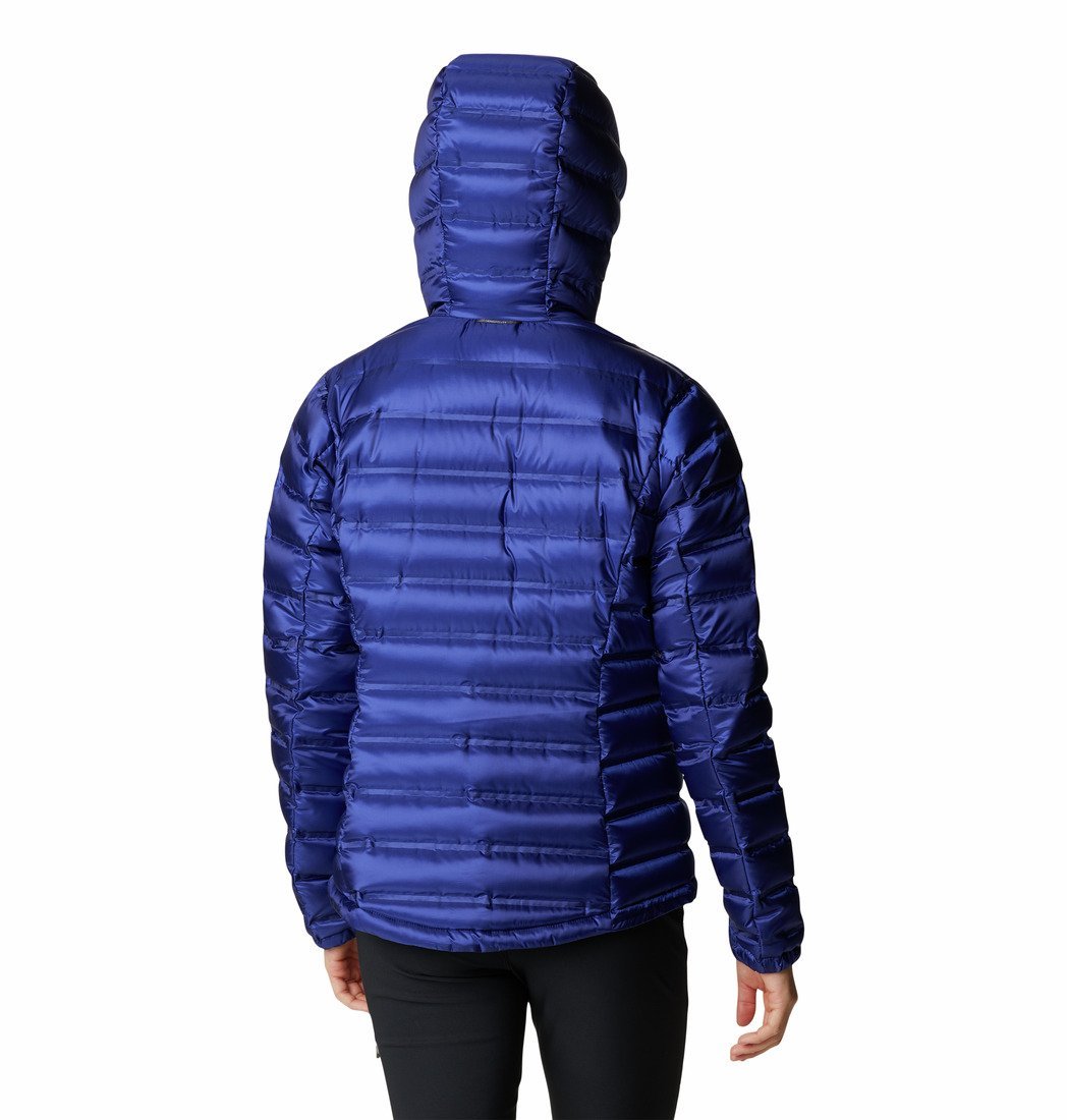 Bunda Columbia Pebble Peak™ Down Hooded Jacket W - modrá