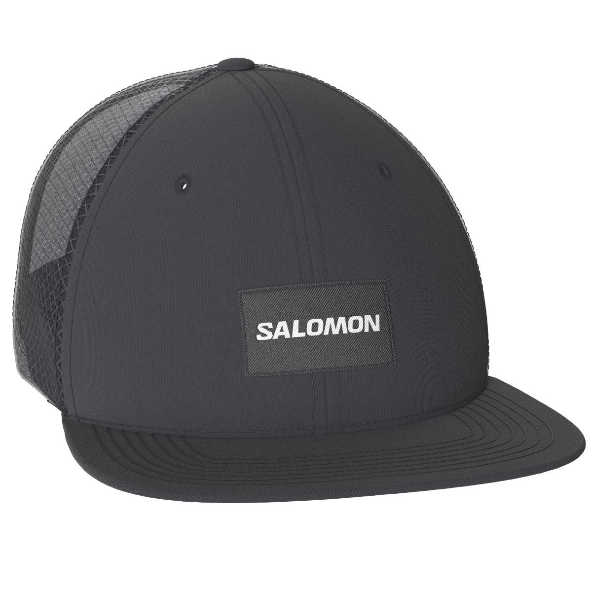 Šiltovka Salomon Trucker Flat Cap Uni - čierna