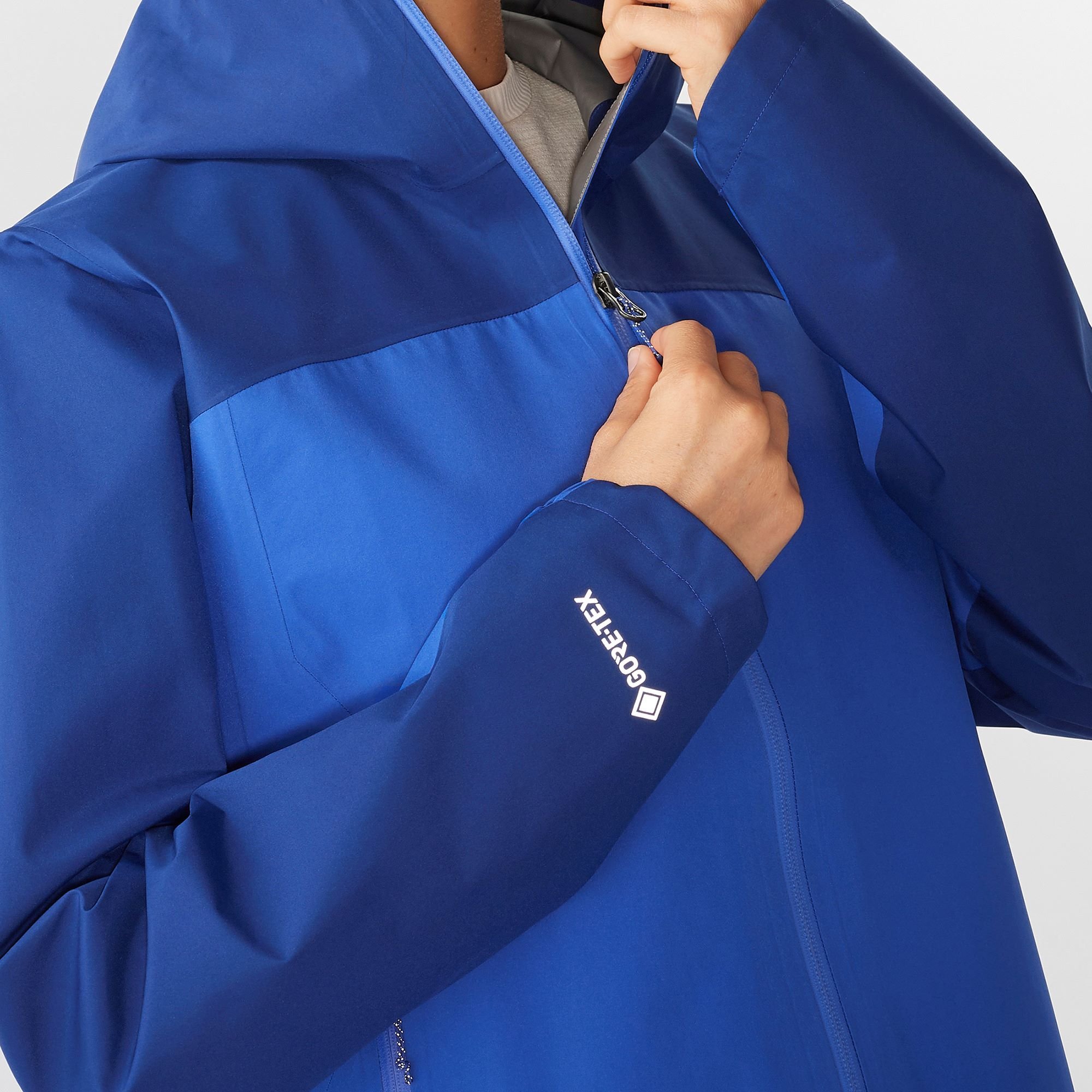 Bunda Salomon Outline GTX® 2.5L Jkt W Jacket - modrá