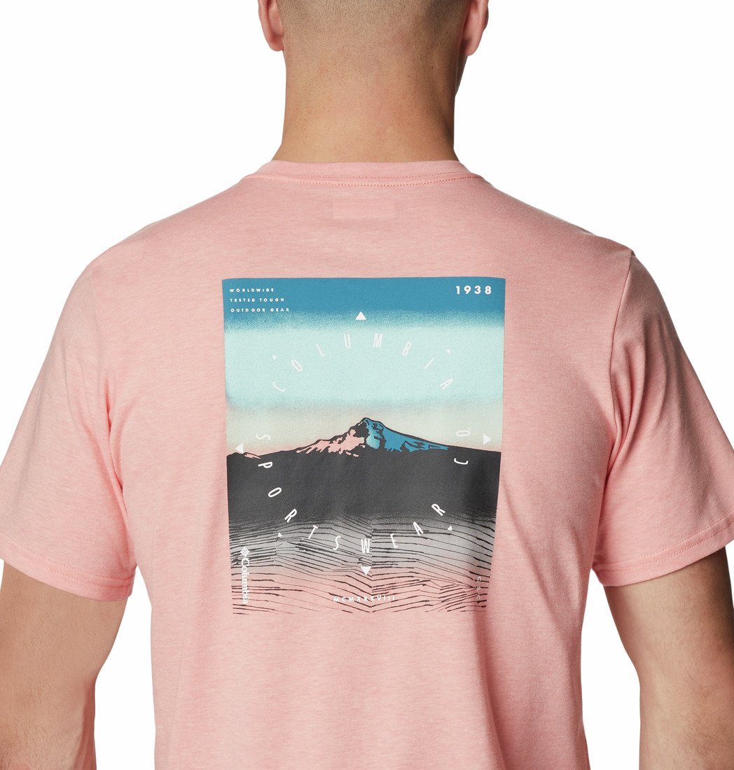 Tričko Columbia High Dune™ Graphic Tee II M - ružová