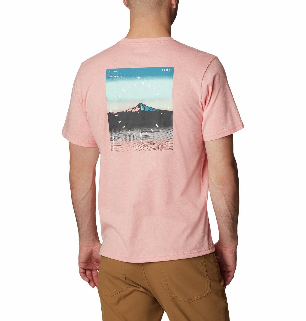 Tričko Columbia High Dune™ Graphic Tee II M - ružová