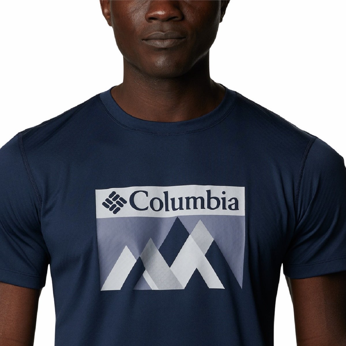 Tričko Columbia Zero Rules™ s krátkym rukávom a grafikou M - tmavomodrá