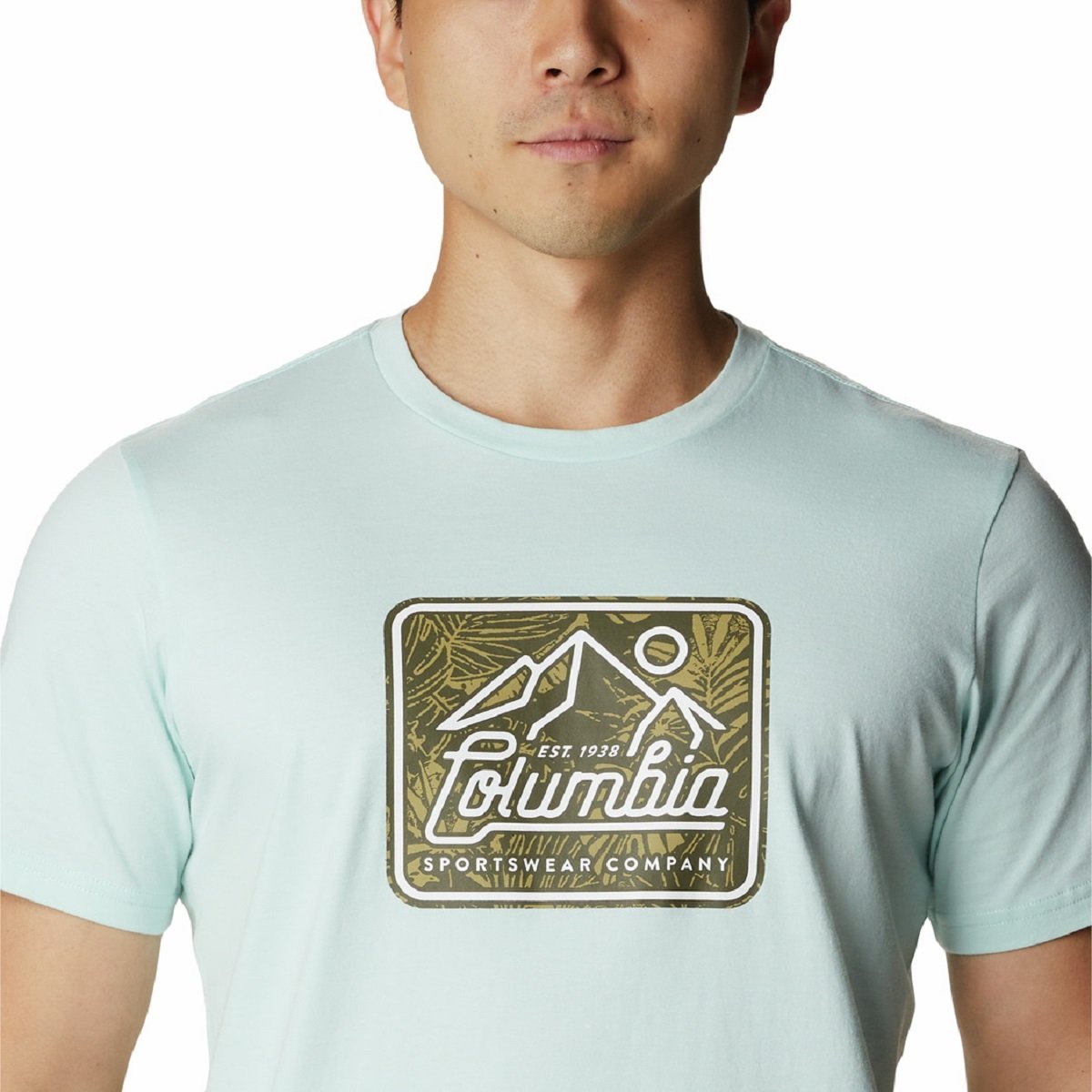 Tričko Columbia Rapid Ridge™ Graphic Tee M - svetlo modrá